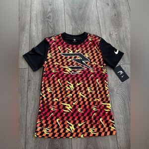 Nike Kids Graphic T-Shirt - Black, Red, and Yellow